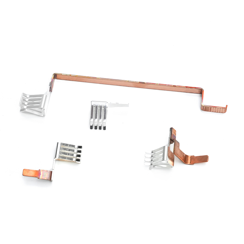 Gestempeld koper verzilverde nieuwe energie oplaadstop