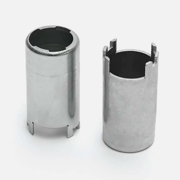 IJzeren stempelende onderdelen